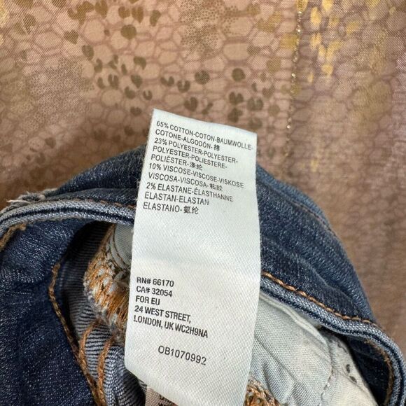 Free People We The Free Irreplaceable Super Flare Bell Bottom Jeans Size 31 - Picture 4 of 8